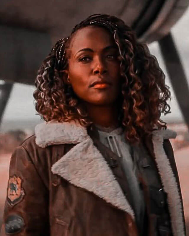 Jurassic World Dominion Kayla Watts Brown Shearling Jacket