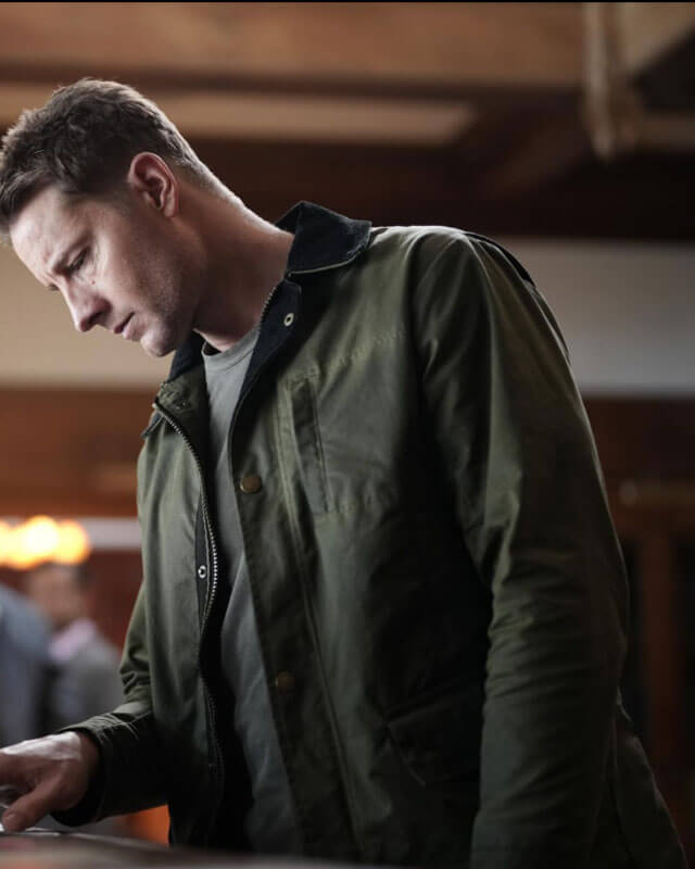Justin Hartley Tracker Green Jacket