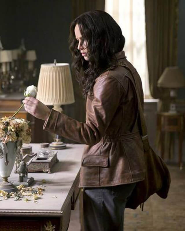 Katniss Everdeen The Hunger Games Brown Jacket