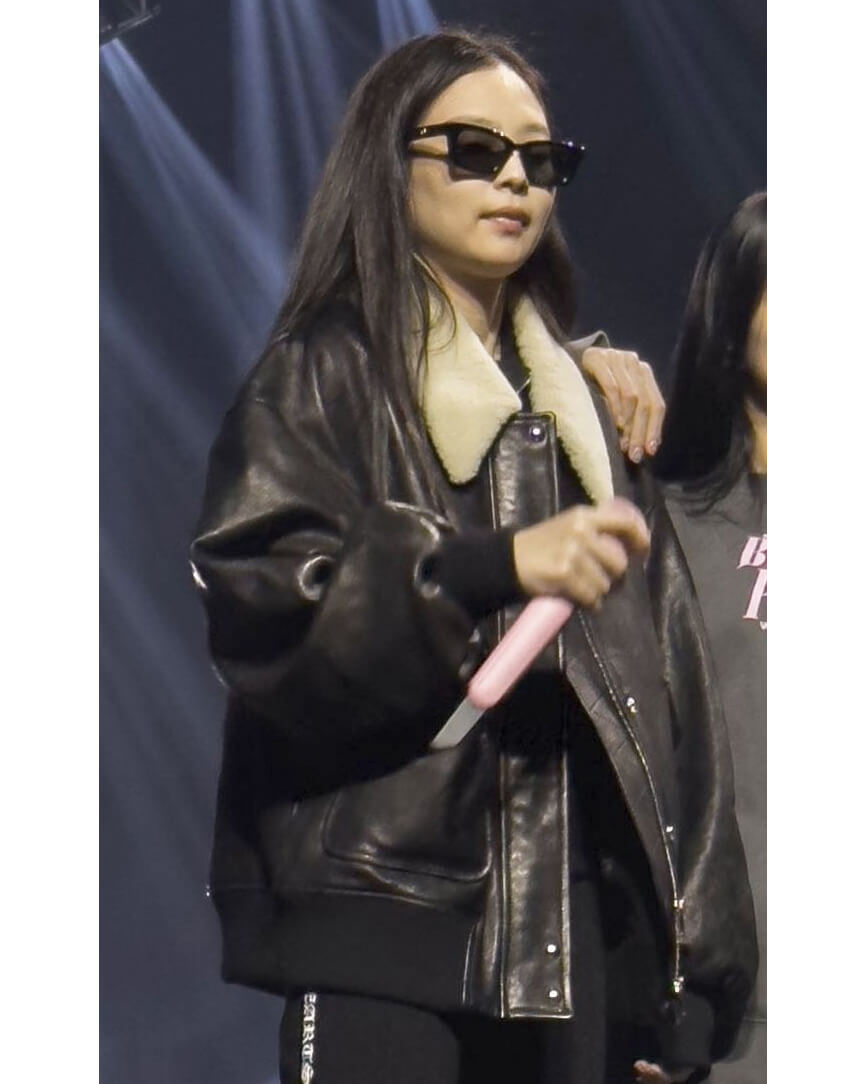 Blackpink Concert Jennie Leather Jacket