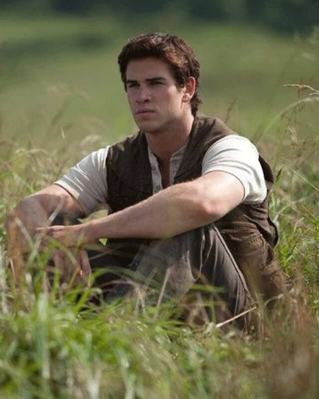 Liam Hemsworth The Hunger Games Brown Vest