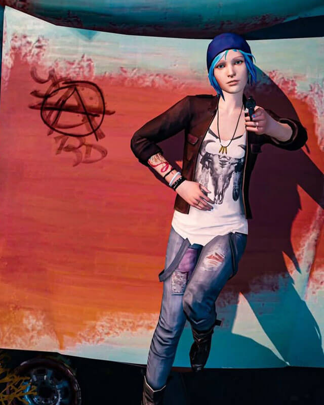 Life Is Strange Chloe Price Trucker Leather Jacket