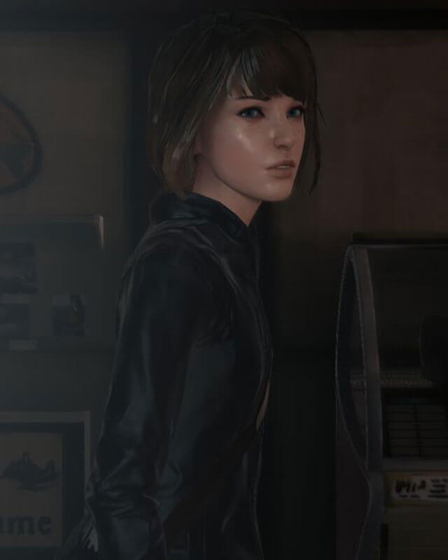 Life Is Strange Max Caulfield Black Leather Jacket