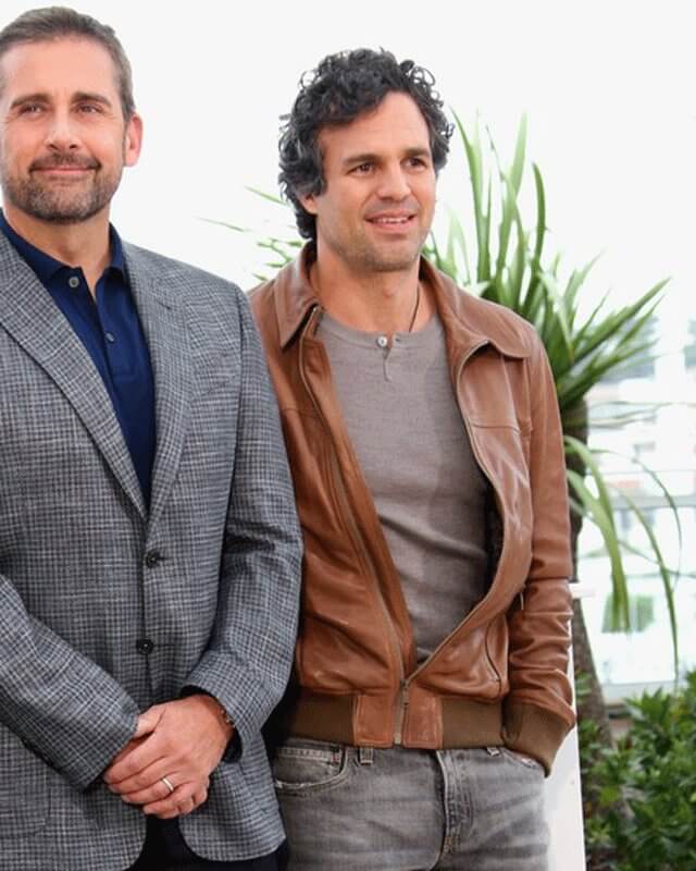 Mark Ruffalo Bomber Leather Jacket