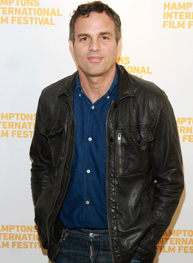Mark Ruffalo Hamptons Film Festival Black Leather Jacket