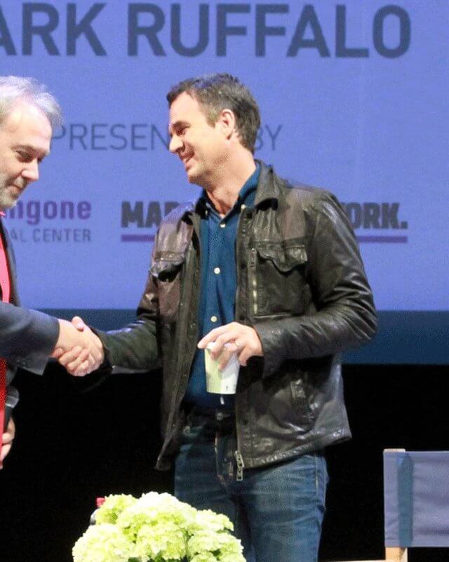 Mark Ruffalo Leather Black Jacket