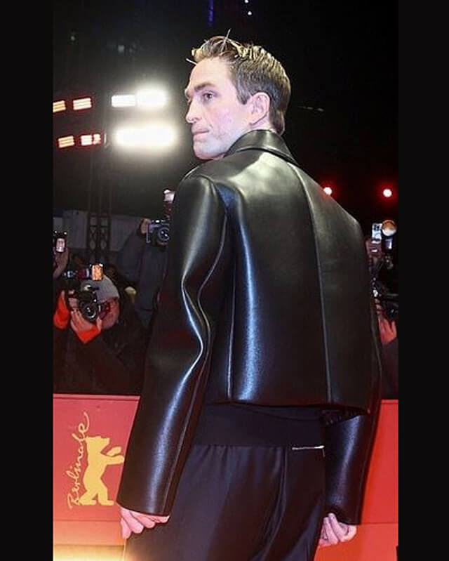 Mickey 17 Robert Pattinson Black Leather Jacket
