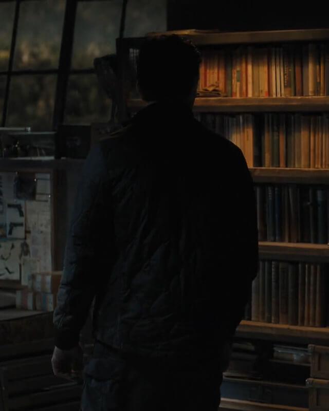 Miles Teller The Gorge Black Cotton Jacket