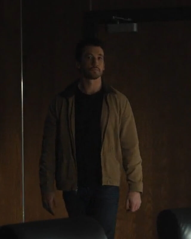 Miles Teller The Gorge Brown Jacket