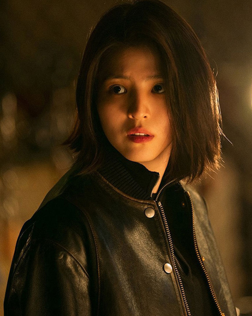My Name 2021 So Hee Han Black Bomber Jacket
