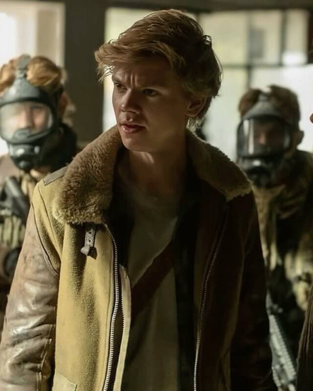 Newt Maze Runner The Death Cure Brown Jacket