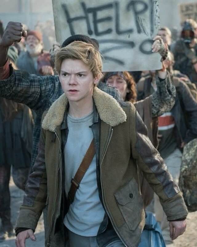 Newt Maze Runner The Death Cure Fur Collar Jacket