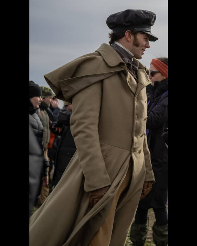 Nicholas Hoult Nosferatu Long Coat Wool