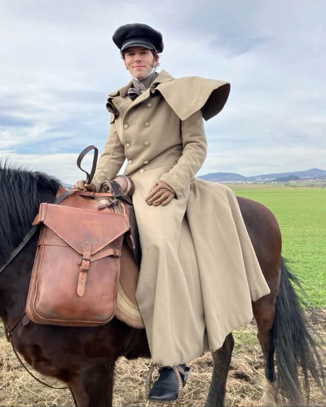 Nosferatu Thomas Hutter Nicholas Hoult Wool Coat
