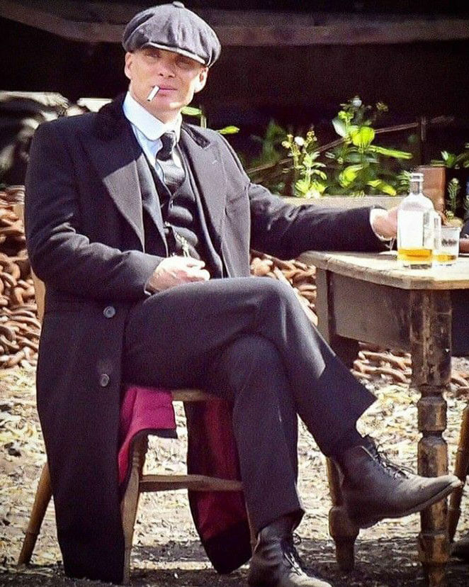 Peaky Blinders Cillian Murphy Grey Coat