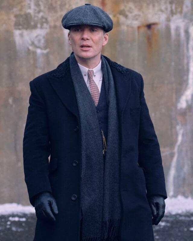 Peaky Blinders Thomas Shelby Blue Long Wool Coat