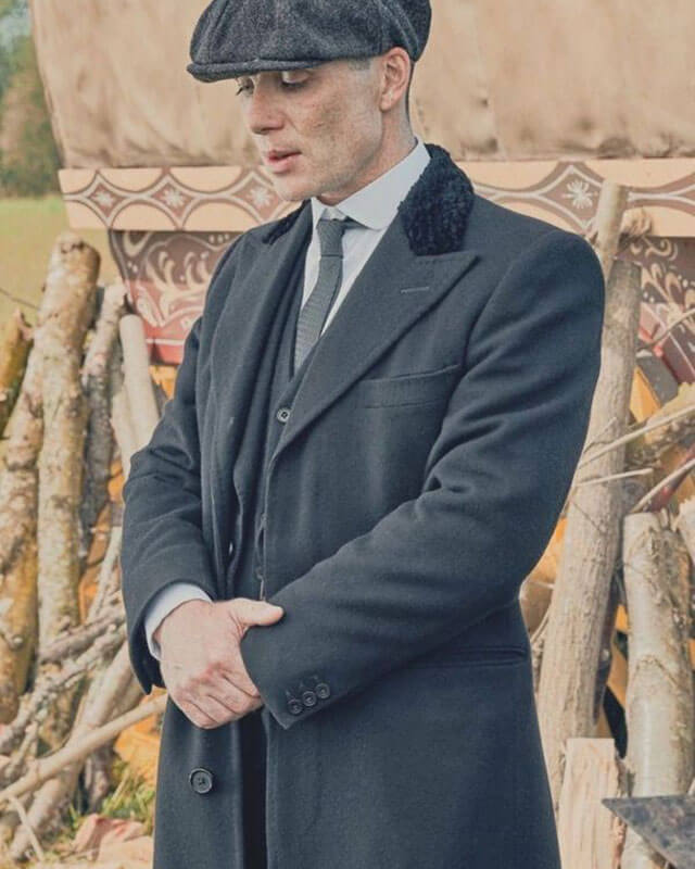 Peaky Blinders Tommy Shelby Grey Trench Coat