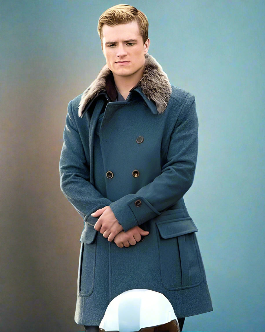 Peeta Mellark The Hunger Games Catching Fire Blue Coat