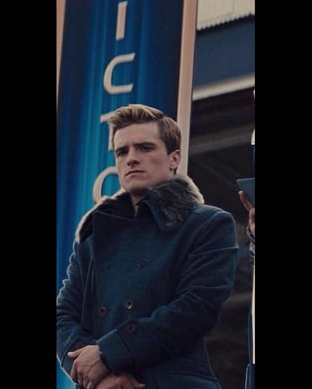 Peeta Mellark The Hunger Games Catching Fire Wool Coat