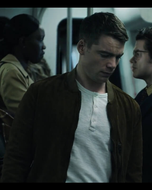 Peter Sutherland The Night Agent Suede Jacket