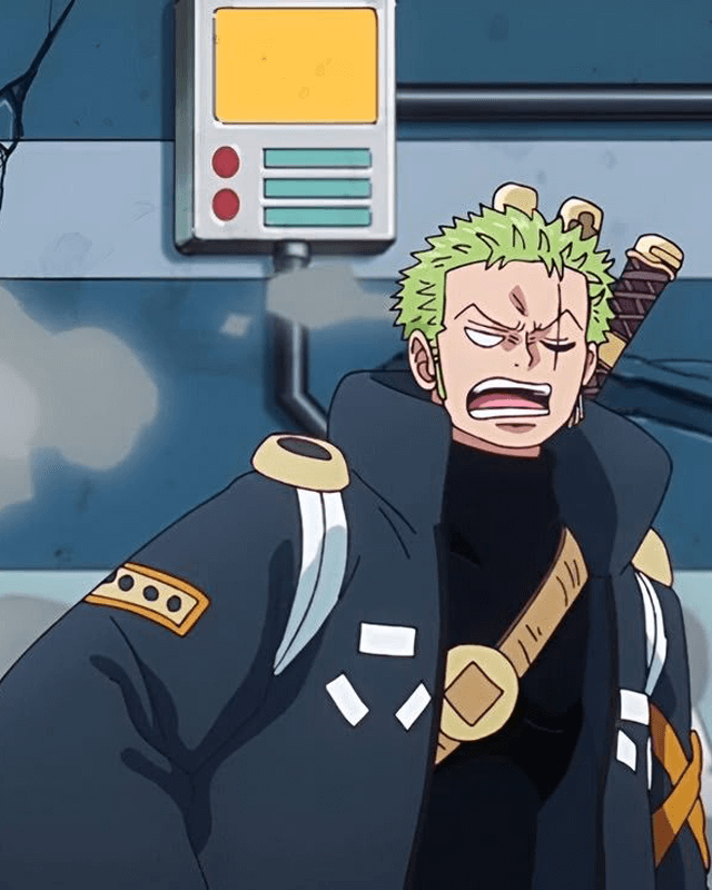Roronoa Zoro One Piece Egghead Blue Jacket