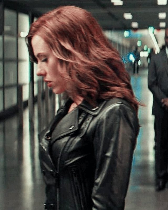 Scarlett Johansson Captain America Civil War Biker Jacket