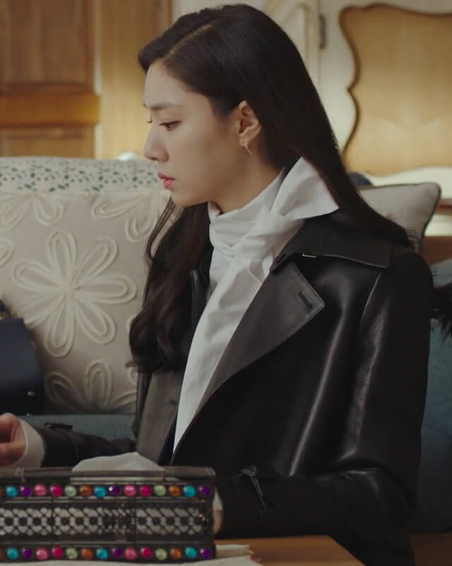 Seo Dan Crash Landing On You Leather Coat