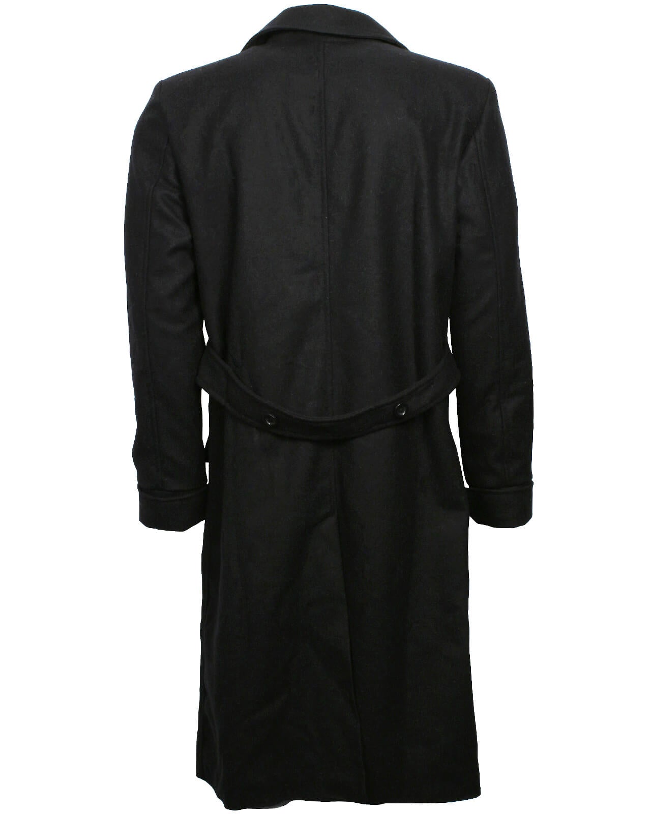 Sherlock Holmes Black Wool Coat