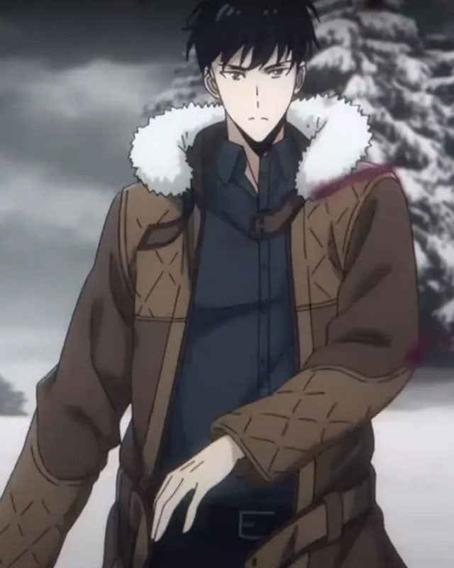 Solo Leveling ReAwakening Sung Jinwoo Brown Leather Long Coat