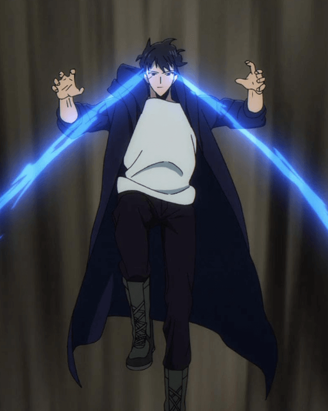 Solo Leveling Sung Jin Woo Blue Long Coat