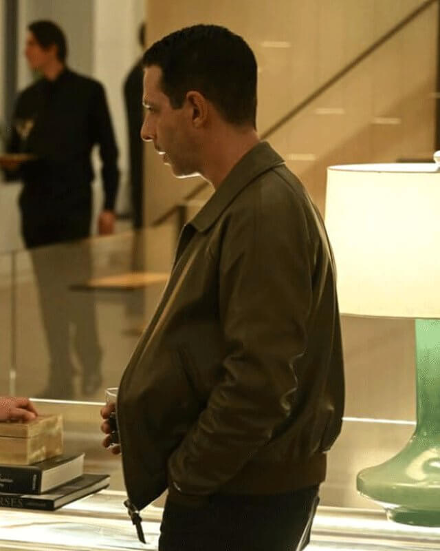 Succession Kendall Roy Bomber Leather Jacket