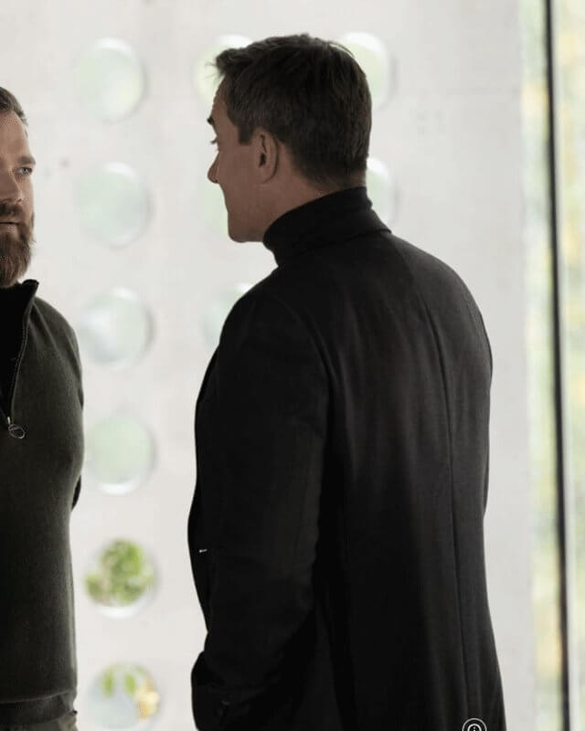 Succession Tom Wambsgans Black Coat