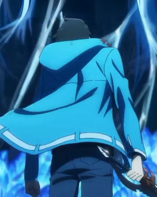 Sung Jin Woo Solo Leveling Blue Hooded Jacket