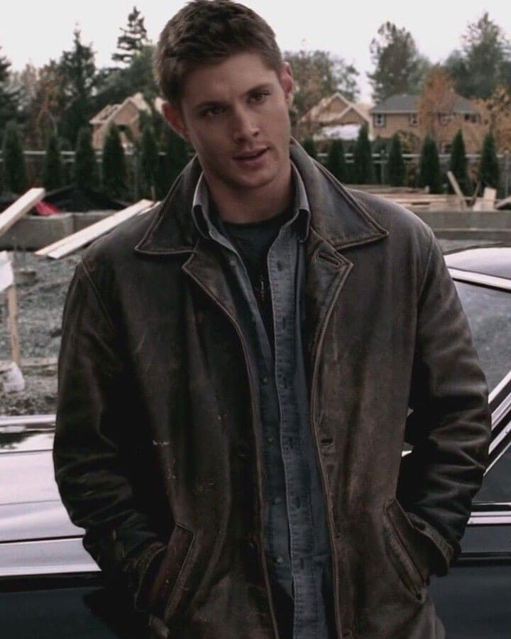 Supernatural Dean Winchester Brown Leather Vintage Coat
