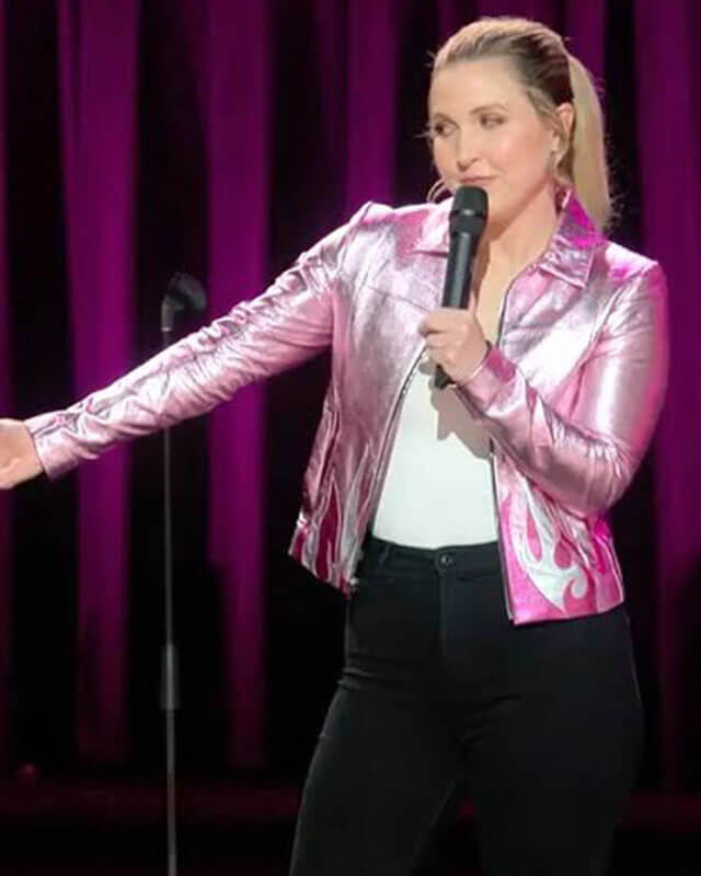 Taylor Tomlinson Have It All Metallic Pink Jacket