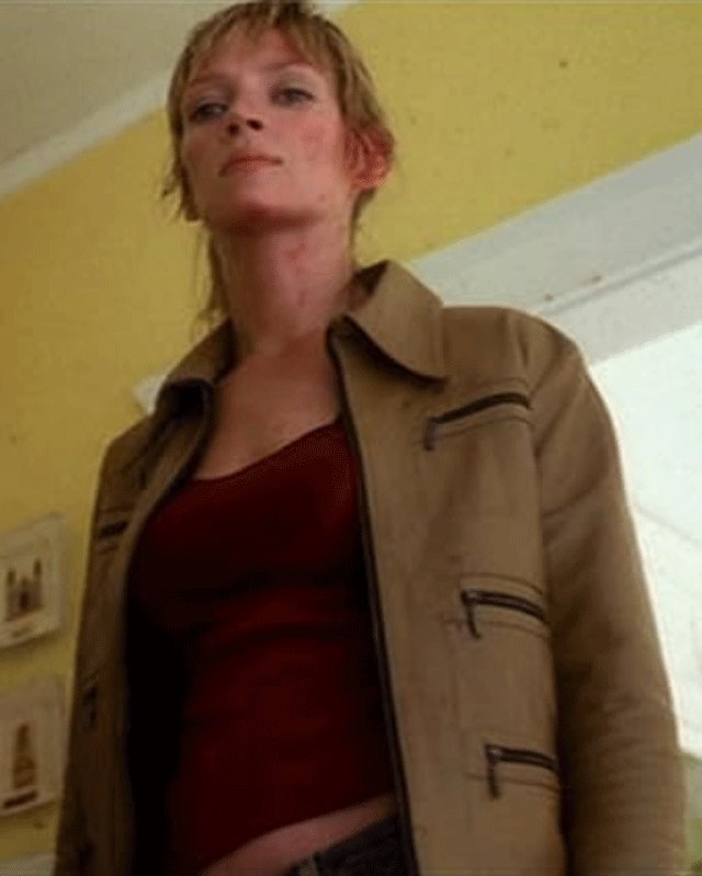 The Bride Kill Bill Vol 1 Brown Leather Jacket