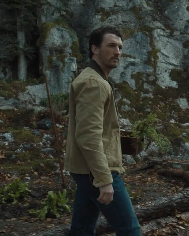 The Gorge Miles Teller Brown Jacket