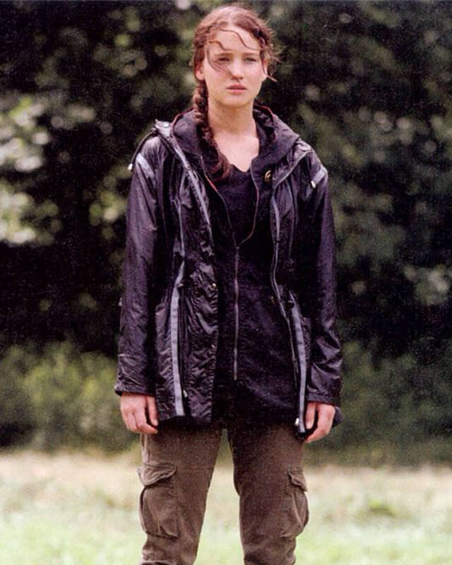 The Hunger Games Jennifer Lawrence Black Jacket