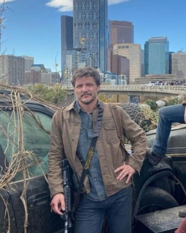 The Last Of Us Pedro Pascal Brown Cotton Jacket