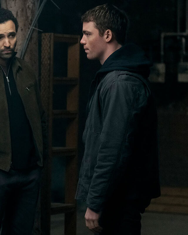 The Night Agent Gabriel Basso Gray Jacket