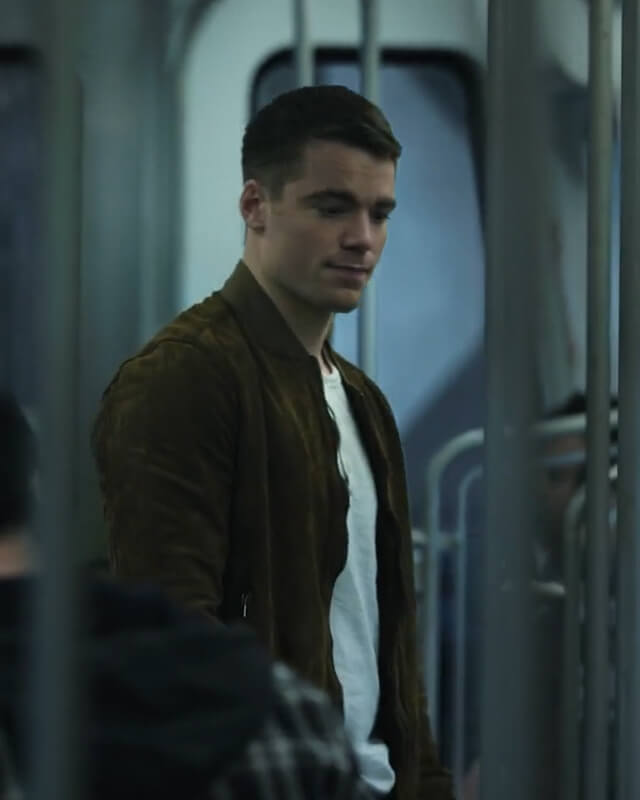 The Night Agent Gabriel Basso Suede Jacket