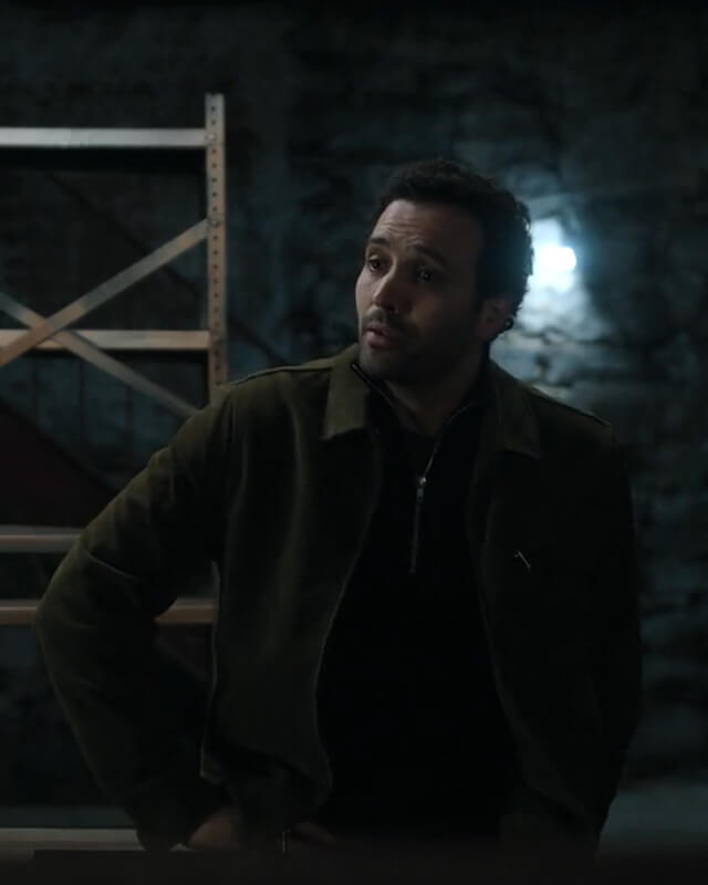 The Night Agent Sami Saidi Suede Jacket S02