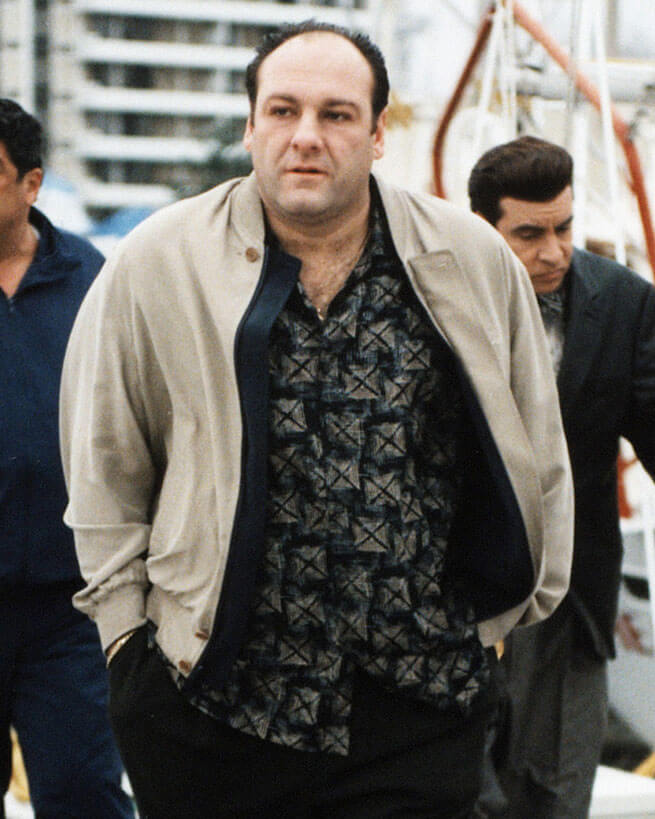 The Soprano Beige Bomber Jacket