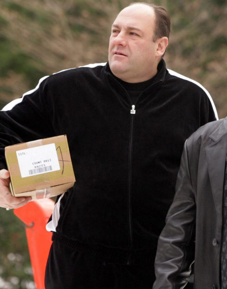 The Sopranos James Gandolfini Black Tracksuit