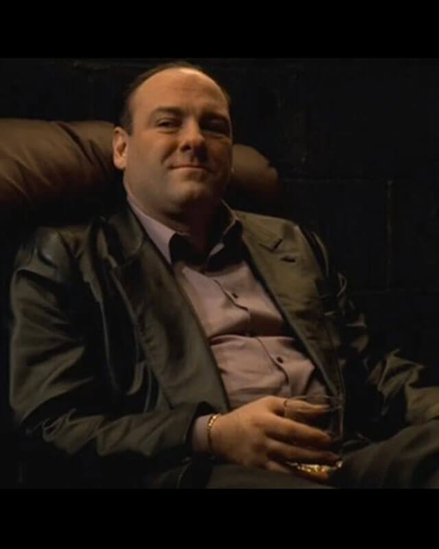 The Sopranos James Gandolfini Black Blazer