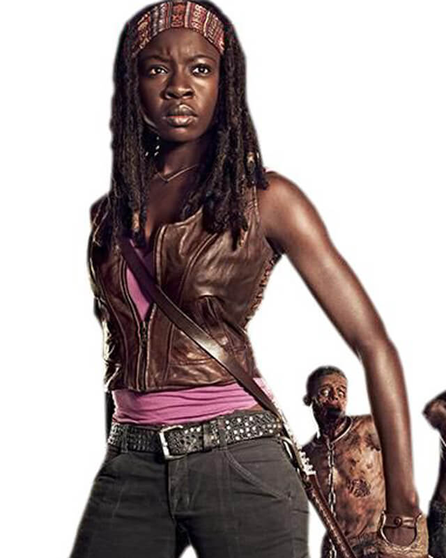 The Walking Dead Michonne Leather Vest