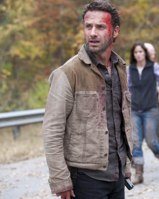The Walking Dead Rick Cotton Jacket