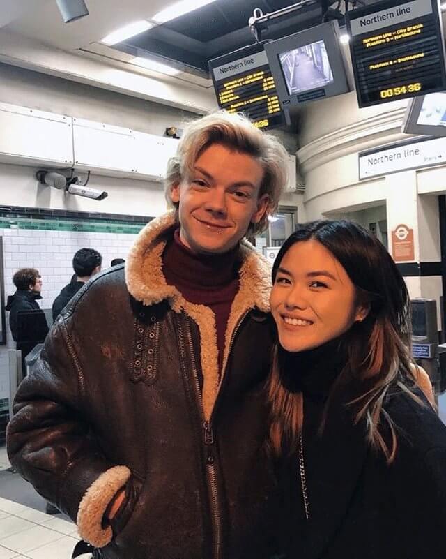 Thomas Brodie Sangster B3 Bomber Leather Jacket