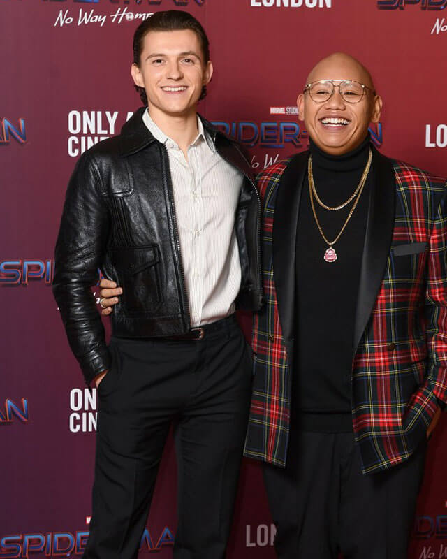 Tom Holland Spiderman London Leather Jacket