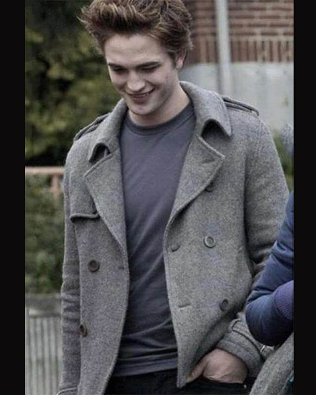 Twilight Edward Cullen Robert Pattinson Grey Coat